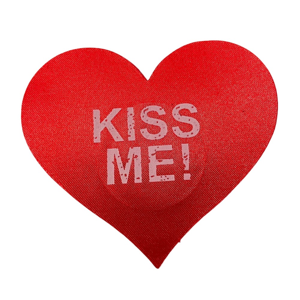Red Heart "Kiss Me" Nipple Pastie